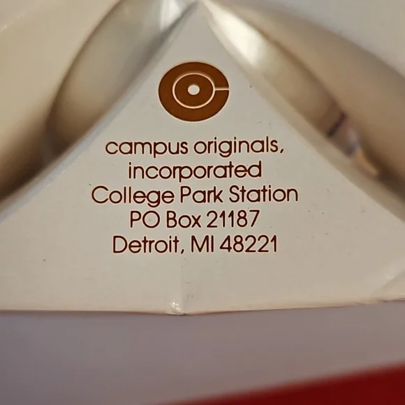 'The George Washington University 1821' Christmas tree ornament blue white Alumn - Picture 3 of 6